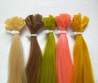 Pre-bonded human hair extension