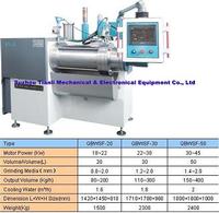 QBWSF Internal-cooling Full Function Horizontal Bead Mill for paint, ink and pigment