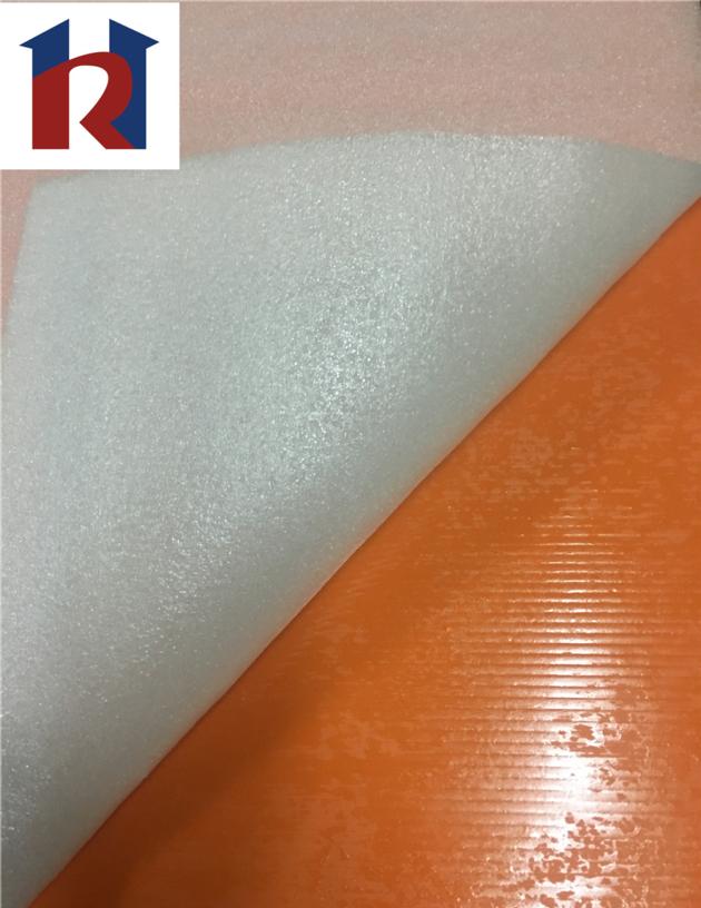 PP corrugated sheet with EPE cover