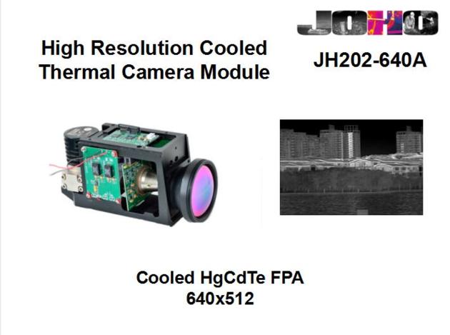 JH202-640A High Resolution MWIR Cooled Thermal Imaging Module