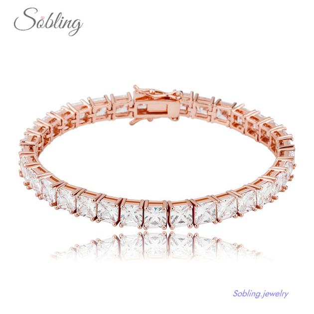 Sobling 6mm Cushion Tennis Bracelet High