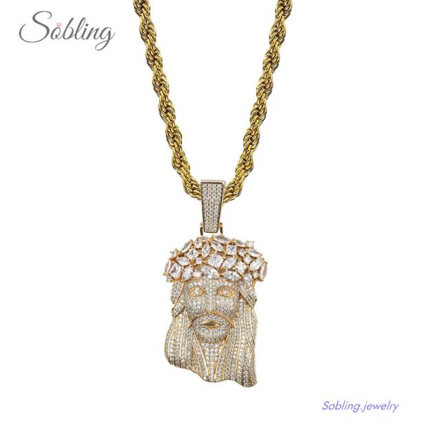 Sobling Newest Design Big Jesus Pendant