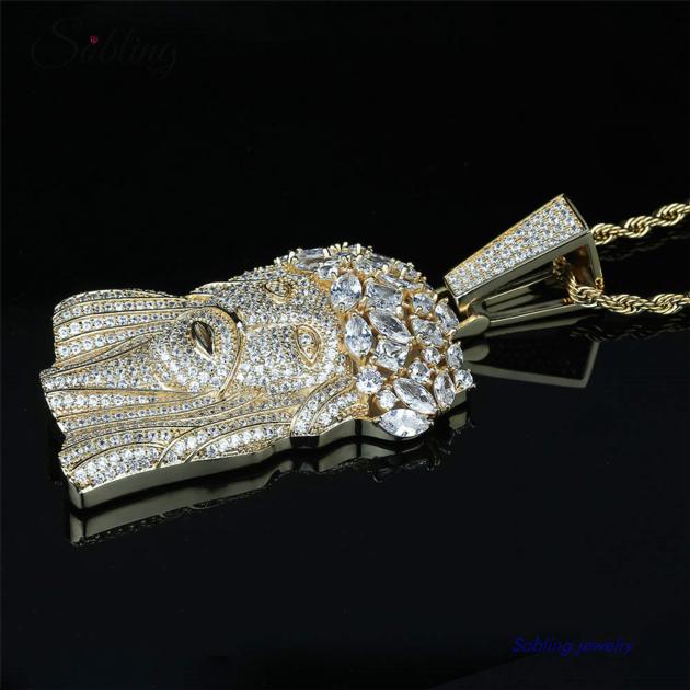 Sobling Newest Design Big Jesus Pendant