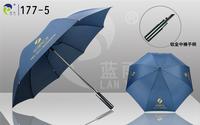 High-quality Titanium Shaft/Hand Golf Umbrella,Best for Client as Business Gift,Fiber Ribs,Anti-UV
