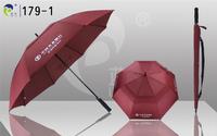 Full Fiberglass Frame&Shaft Golf Umbrella,Double-layer Pongee Fabric,Light,Strong,Not Easy to Break