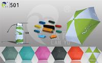 Manual Folding Umbrella with Aluminum Frame, Super Mini Frame, Convenient to Carry, Made in China