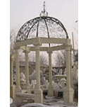 garden gazebo of stone