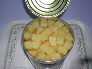 canned pineapple