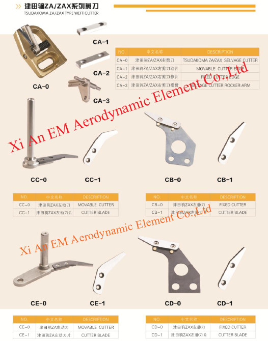 Tsudakoma Air Jet Loom Cutter