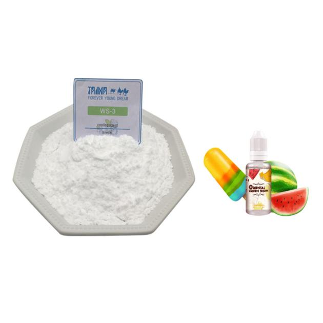 Food Grade Cooling Agent WS3 99.9% Pure Crystal Powder For Vape Juice