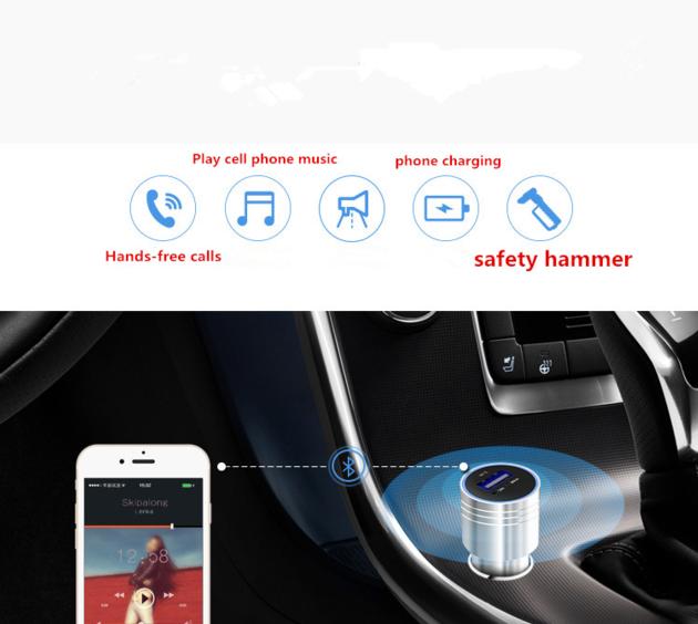 XWEITER XBC02 Car Bluetooth Receiver Car