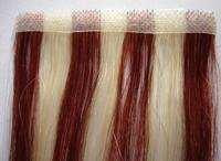 100%human hair Remy Hair Extension PU skin weft, Pre-taped Extension, hair extensions