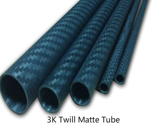 Twill Matte 3K carbon tube Carbon fiber pipe
