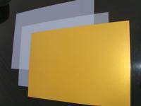 PVC no-laminated gold card