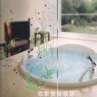 ice crystal painting completely transparent stripped crystal film