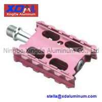 Lightweight aluminum alloy road city bike flat pedals Pink color