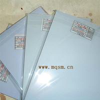 PVC no-laminated silver card