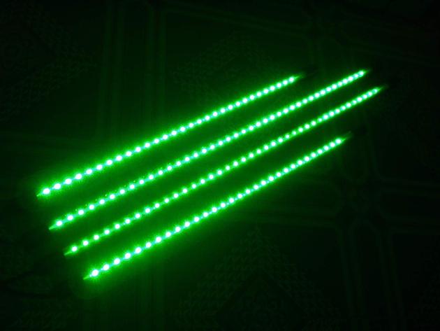Green Colour Changing Flexible Waterproof Led Strip Lights 12v For Exterior Car Headlights 20cm