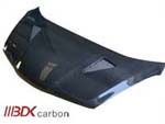 Mugen-Style carbon fiber hood for 2008-2009 Honda Fit