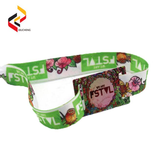 NFC Cashless Payment NTAG213 Polyester Bracelets