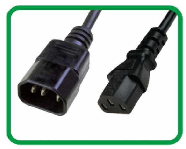 Heavy Duty C14 to C13 Computer Power Extension Cord set XR-602+XR-501