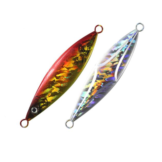 Saltwater Fishing lure Metal jig 40g 60g 80g 100g Artificial Baits Glow Slow Pitch Jigging Hook Lure