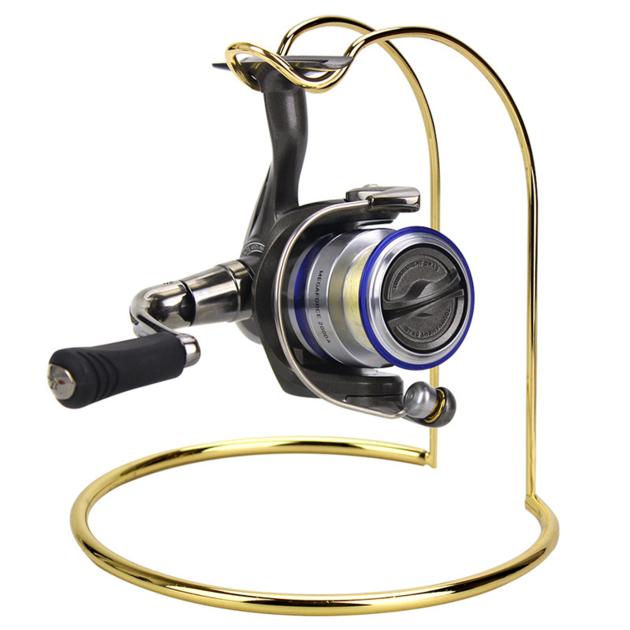 Removable Lure Fishing Reel Stainless Steel Bracket Fishing Reel Spinning Wheel Display Stand Tool