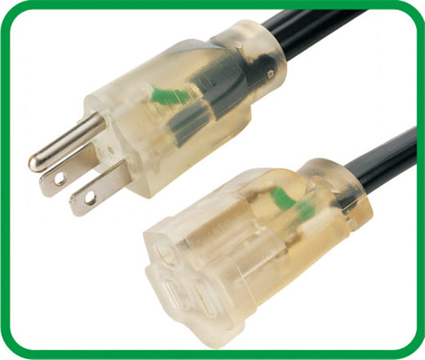 Hospital Grade Power Cord NEMA 5-15P TO NEMA 5-15R XR-304+ XR-502