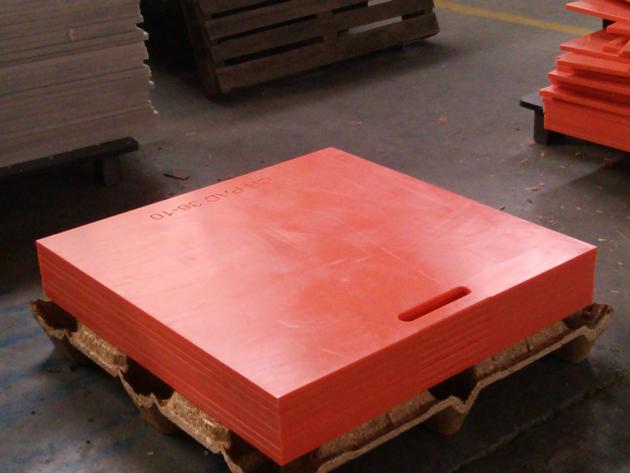 UHMWPE crane stabiliser pads manufacturer