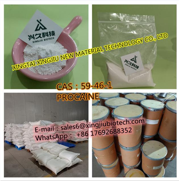 White Powder Procaine Base CAS 59-46-1 Procaine From Factory in Stocks