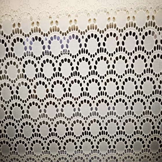 Haute Couture Embroidery 100 Cotton Fabric