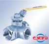 sell Three-way stainless steel ball valve