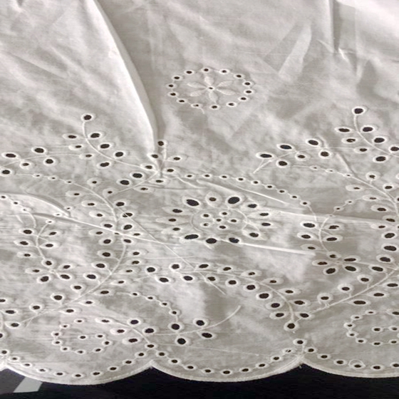 indonesian hollow out embroidered fabrics lace cotton fabric embroidery