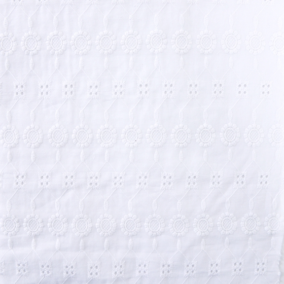 Bridal Lace Embroidery Swiss Cotton Voile