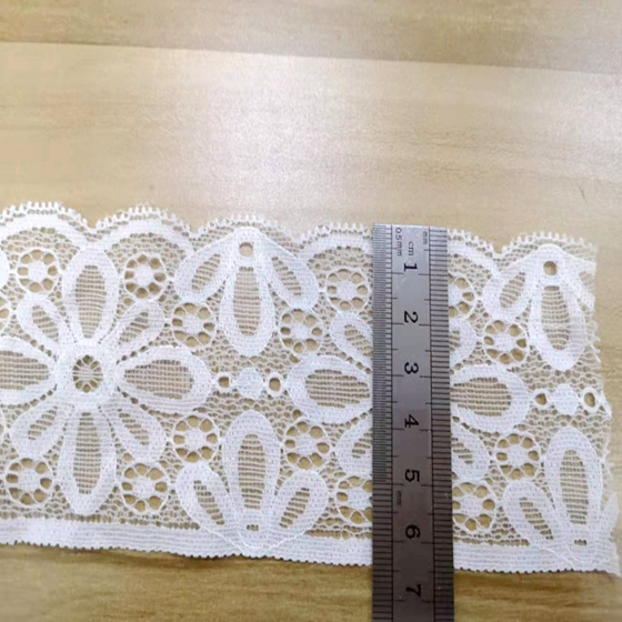 French Wedding 3d Flower Crochet Border
