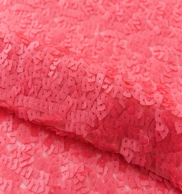 all over embroidery big mermaid pink reversible dubai large sequin fabric