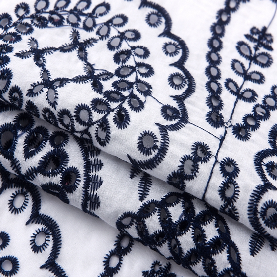 swiss voile fabric embroidered cotton fabrics for clothing