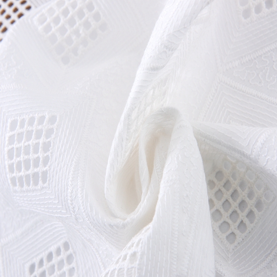 Embroidery Cotton Dress Lace Fabric Embroidery