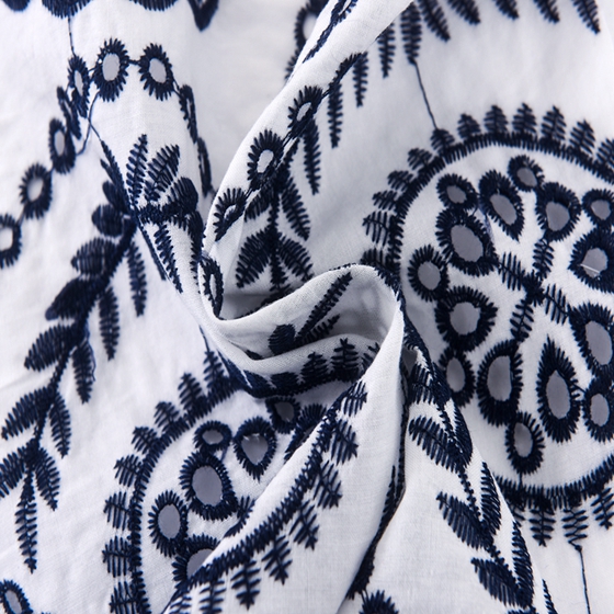 Swiss Voile Fabric Embroidered Cotton Fabrics