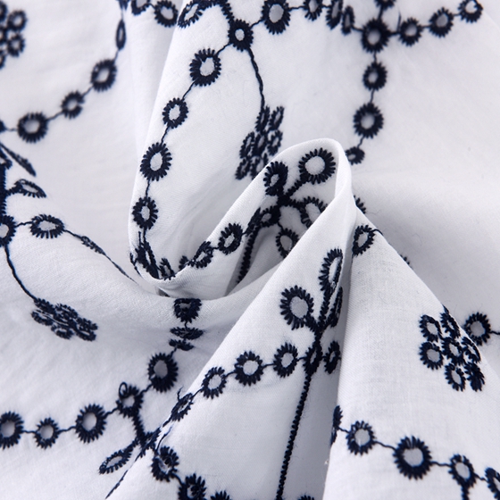 African Embroidered Dry Lace Cotton Embroidery