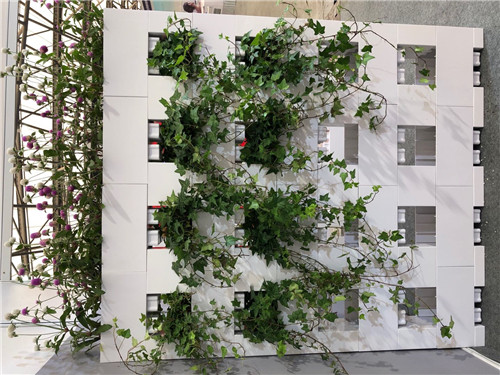  grass flower pot made for blocks grass block wall partition