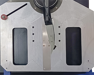 PAPER DRUM STAINLESS STEEL BELT CRIMPING MACHINE