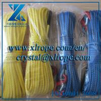 Synthetic winch rope