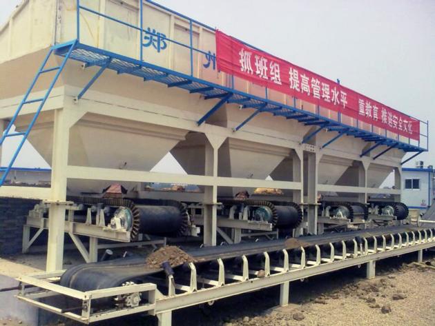WCD800 stabilized soil batching plant