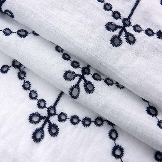 African Embroidered Dry Lace Cotton Embroidery