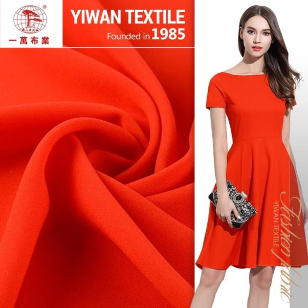 Stock lot cheap and soft clothing chiffon fabric for lady blouses