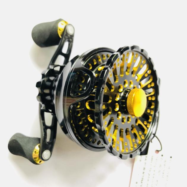 RYOBI 8+1 BB Japanese Full-metal Ikada Raft Reel Fly Fishing Reel 60DX for Ice Fishing