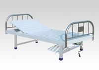 Single shake bed with stainless steel bed head 