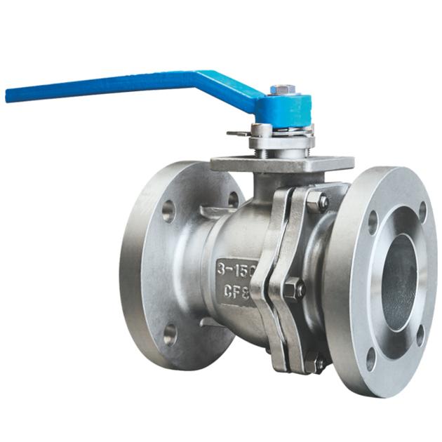 ANSI Class150 CF8 stainless steel flange ball valve