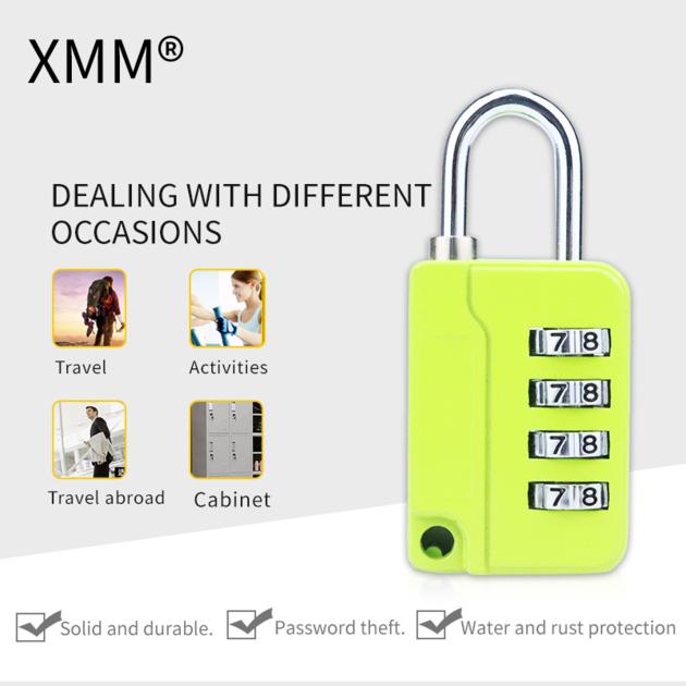 Anti Theft Keyless Padlocks Outdoor For